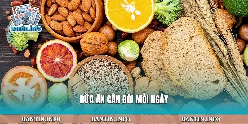 Bữa ăn cân đối mỗi ngày