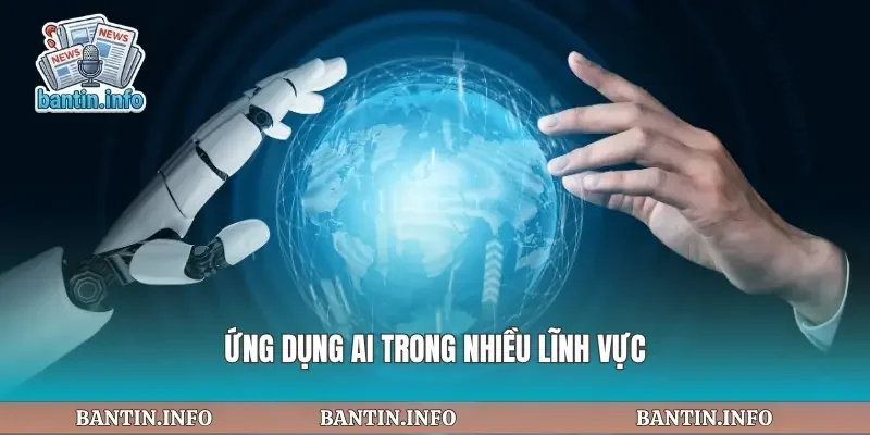 Ứng dụng ai trong nhiều lĩnh vực